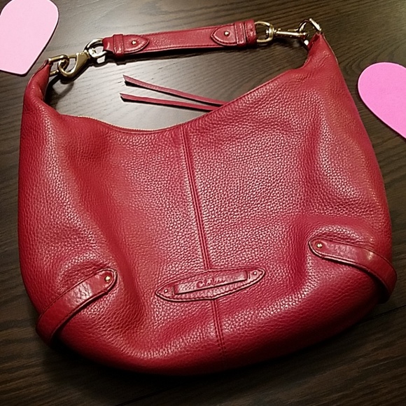 Cole Haan Handbags - Cole Haan Red Leather Shoulder Bag
